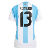 Maglia Calcio Argentina Cristian Romero #13 Prima Divisa Donna Copa America 2024 Manica Corta